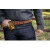 image:imageCHAOREN Work Belts for Men Heavy Duty  15 Full Grain Leather Belt Casual  Fully Adjustable Double ProngClassic Light Brown