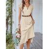 image:imageWomens Belt  CR Leather Belt Women Casual for Jeans Pants Dress  Belts with Gold Buckle for Women FashionBrown