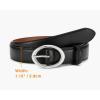 image:imageWomens Belt  CR Leather Belt Women Casual for Jeans Pants Dress  Belts with Gold Buckle for Women FashionSilver Black