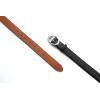 image:imageWomens Belt  CR Leather Belt Women Casual for Jeans Pants Dress  Belts with Gold Buckle for Women FashionSilver Black