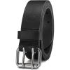 image:imageCHAOREN Work Belts for Men Heavy Duty  15 Full Grain Leather Belt Casual  Fully Adjustable Double ProngBlack