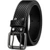 image:imageCHAOREN Work Belts for Men Heavy Duty  15 Full Grain Leather Belt Casual  Fully Adjustable Double ProngClassic Carbon Fiber