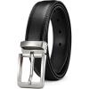 image:imageCHAOREN Mens Belt Leather  1 38 Dress Belts for Men  Considerate Gift for Work Business Casual JeansBlack 32mm