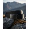 image:imageCHAOREN Mens Ratchet Belt  15 Stretch Nylon Belts for Casual Work Golf  Adjustable Fit for Everyday ComfortBrushed Black  Black