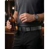 image:imageCHAOREN Mens Ratchet Belt  15 Stretch Nylon Belts for Casual Work Golf  Adjustable Fit for Everyday ComfortBrushed Black  Grey
