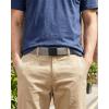 image:imageCHAOREN Nickel Free Web Belt Men  TSA Approved Non Metal Buckle Nylon Belt Travel with Confidence and Ease 38mmGrey