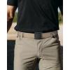 image:imageCHAOREN Nickel Free Web Belt Men  TSA Approved Non Metal Buckle Nylon Belt Travel with Confidence and Ease 38mmKhaki