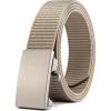 image:imageCHAOREN Ratchet Belts for Men  31mm Nylon Web Belt for Golf Tactical Work Casual Adjustable Webbing with Ratcheting BuckleKhaki