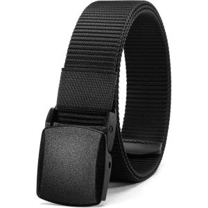 image:imageCHAOREN Baseball Boys Belt 125 Nylon Kids Tactical Belt Adjustable for Golf And SoftballBlack