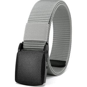 image:imageCHAOREN Baseball Boys Belt 125 Nylon Kids Tactical Belt Adjustable for Golf And SoftballGrey