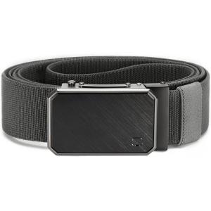 image:imageCHAOREN Mens Ratchet Belt  15 Stretch Nylon Belts for Casual Work Golf  Adjustable Fit for Everyday ComfortBrushed Black  Grey
