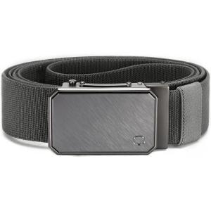 image:imageCHAOREN Mens Ratchet Belt  15 Stretch Nylon Belts for Casual Work Golf  Adjustable Fit for Everyday ComfortBrushed Grey  Grey