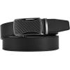image:imageCHAOREN Leather Ratchet Belt Men 2 Pack  Customizable Fit Effortless Style 35mmCurved Charcoal DepictionCognac
