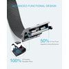 image:imageCHAOREN 15 Nylon Ratchet Belts for Men  Adjustable Casual Work Belt with Slide Buckle  Trim to FitCarbon FiberBlack 35mm