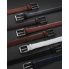 image:imageCHAOREN Leather Dress Belt Men 2 Pack  1 38 Mens Belts for Work Business Casual JeansBlackCognac