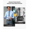 image:imageCHAOREN Leather Dress Belt Men 2 Pack  1 38 Mens Belts for Work Business Casual JeansBlackCognac