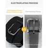 image:imageCHAOREN Mens Belt  Braided Stretch Golf Belt for Men 1 38 Gift for Golf Pants Casual Shorts JeansCream White