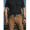 image:imageYOETEY Ratchet Tactical Belt for Men  15 Military Nylon Web Belts for Heavy Duty Work  Slide Buckle Fit PantsClassic Buckle  Brown