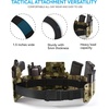 image:imageYOETEY Ratchet Tactical Belt for Men  15 Military Nylon Web Belts for Heavy Duty Work  Slide Buckle Fit PantsClassic Buckle  Brown