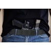 image:imageYOETEY Ratchet Tactical Belt for Men  15 Military Nylon Web Belts for Heavy Duty Work  Slide Buckle Fit PantsFrosted  Black