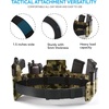 image:imageYOETEY Ratchet Tactical Belt for Men  15 Military Nylon Web Belts for Heavy Duty Work  Slide Buckle Fit PantsFrosted  Black