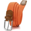 image:imageCHAOREN Mens Belt  Braided Stretch Golf Belt for Men 1 38 Gift for Golf Pants Casual Shorts JeansOrange