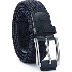 image:imageCHAOREN Mens Stretch Belt  1 38 Elastic Braided Golf Belt for Men  Stretchy Web Fit Summer Casual JeansBlue