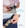 image:imageCHAOREN 15 Nylon Ratchet Belts for Men  Adjustable Casual Work Belt with Slide Buckle  Trim to FitCarbon Fiber ImperialWhite