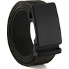 image:imageCHAOREN 15 Nylon Ratchet Belts for Men  Adjustable Casual Work Belt with Slide Buckle  Trim to FitFrosted Matte  Black Camo