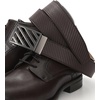 image:imageCHAOREN Ratchet Belt Replacement Strap 1 38 Leather Belt Strap for 40MM Slide Click BuckleCarbon Fiber Brown