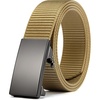 image:imageCHAOREN Nylon Ratchet Belts for Men  Adjustable Web Belt  Automatic Slide Buckle for Casual Golf WorkCoyote