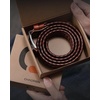 image:imageCHAOREN Mens Braided Leather Belt Casual Woven Leather Belt for Men 35mm Width for Dress Jeans GolfGradient Brown