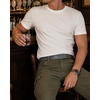 image:imageCHAOREN Ratchet Belt Men  35mm Mens Belt Leather for Casual Jeans  Versatile Fit Customizable StyleGrey Stone  Grey