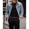 image:imageCHAOREN Ratchet Belt Men  35mm Mens Belt Leather for Casual Jeans  Versatile Fit Customizable StyleGun Metal  Dark Brown