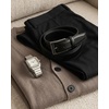 image:imageCHAOREN Leather Dress Belt Men 2 Pack  1 38 Mens Belts for Work Business Casual JeansBlackClassic Black