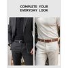 image:imageCHAOREN Leather Dress Belt Men 2 Pack  1 38 Mens Belts for Work Business Casual JeansClassic BlackTan