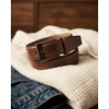 image:imageCHAOREN Leather Dress Belt Men 2 Pack  1 38 Mens Belts for Work Business Casual JeansCognacBlack