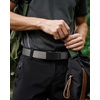 image:imageCHAOREN 15 Nylon Ratchet Belt Men  Casual Work Belt for Jeans  Quick Release Zinc Alloy Buckle Micro Adjustable Fit for EDC Everyday Wear Trim to FitFrosted Matte  Grey