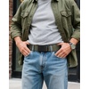 image:imageCHAOREN 15 Nylon Ratchet Belt Men  Casual Work Belt for Jeans  Quick Release Zinc Alloy Buckle Micro Adjustable Fit for EDC Everyday Wear Trim to FitFrosted Matte  Army Green