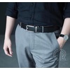 image:imageCHAOREN Click Belts for Men 2 Pack  1 38 Leather Ratchet Belt  Trim to Fit Gift Box Microadjustable Scratch Resistant Buckle Formal Suits Dress Pants Casual Jeans GolfSilverCognac