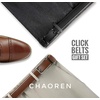 image:imageCHAOREN Click Belts for Men 2 Pack  1 38 Leather Ratchet Belt  Trim to Fit Gift Box Microadjustable Scratch Resistant Buckle Formal Suits Dress Pants Casual Jeans GolfBlackCognac
