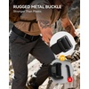 image:imageCHAOREN Tactical Belt Men  Nylon EDC Belt for Military CCW  QuickRelease Buckle Frayresistant Tail Reliable Support for Duty Work HikingGrey