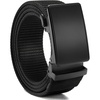 image:imageCHAOREN 15 Nylon Ratchet Belt Men  Casual Work Belt for Jeans  Quick Release Zinc Alloy Buckle Micro Adjustable Fit for EDC Everyday Wear Trim to FitBasic  Black