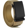 image:imageCHAOREN 15 Nylon Ratchet Belt Men  Casual Work Belt for Jeans  Quick Release Zinc Alloy Buckle Micro Adjustable Fit for EDC Everyday Wear Trim to FitFrosted Matte  Classic Coyote