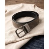 image:imageCHAOREN Boys Reversible Dress Belt 1 Piece  1 Leather Belt for Kids  1 Belt 2 Colors Classic Style Trimtofit Comfortable Fit School uniforms and everyday wearBlackLight Brown