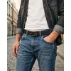 image:imageCHAOREN Mens Ratchet Belt  15 Mens Belt Leather for Casual Jeans  Smooth Sliding Track Microadjustable Trim to Fit Daily Wear Gift BoxFull Grain Black