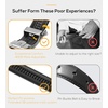 image:imageCHAOREN Mens Ratchet Belt  15 Mens Belt Leather for Casual Jeans  Smooth Sliding Track Microadjustable Trim to Fit Daily Wear Gift BoxGenuine Leather Brown