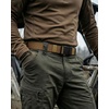 image:imageCHAOREN Tactical Belt  15 Work Belt for Military EDC  Heavy Duty Quick Release Zinc Alloy Buckle Stretchy Nylon for EMT EMS HikingCoyote Brown