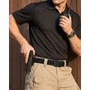 image:imageCHAOREN Tactical Belt Men  15 Stretch Work Belt with Zin Alloy Buckle  Quick Release Flip Buckle Heavy Duty for Military EMT EMS Hiking Stretchy NylonKnight Black