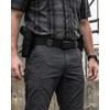image:imageCHAOREN Tactical Belt Men  15 Stretch Work Belt with Zin Alloy Buckle  Quick Release Flip Buckle Heavy Duty for Military EMT EMS Hiking Stretchy NylonFrosted Matte  Black